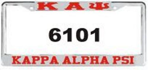 Kappa Auto Frame Silver/Red