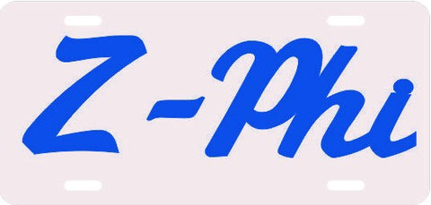 Zeta Z-Phi Script Auto Tag Silver/Royal