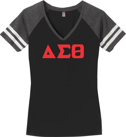 Delta Sigma Theta Greek Sorority Vneck Shirt
