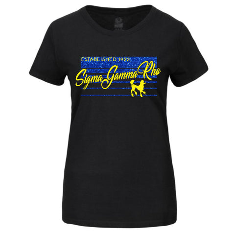 SGRho Printed Glitter Tee