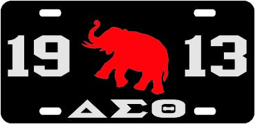 Delta Sigma Theta Greek Sorority Auto Tag