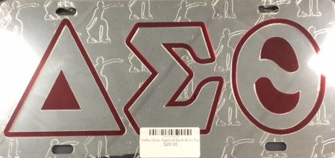 Delta Silver Symbol Back Auto Tag