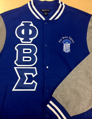 Sigma Fleece Letterman Jacket