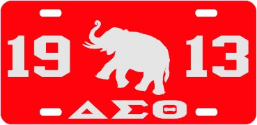 Delta Sigma Theta Greek Sorority Auto Tag