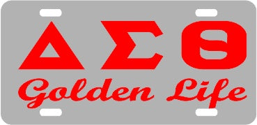 Delta Sigma Theta Greek Sorority Auto Tag