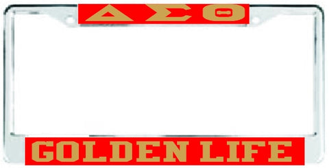 Delta Sigma Theta Greek Sorority License Frame
