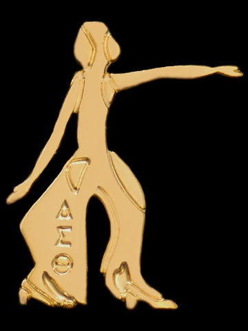 Delta Polished Gold Fortitude Lapel Pin