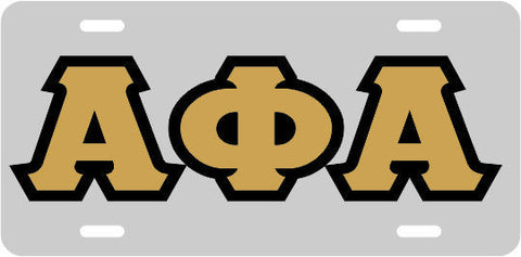 Alpha Phi Alpha Greek Auto Tag