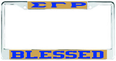 SGRho Blessed Auto Frame Gold/Royal