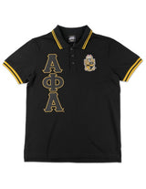 Alpha Letter Crest Polo