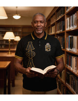 Alpha Letter Crest Polo