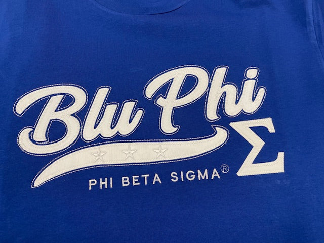 Sigma Blu Phi Applique Tee