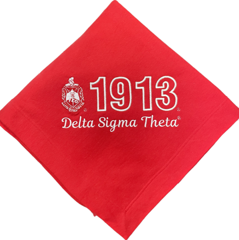 Delta Sigma Theta Greek Sorority Blanket