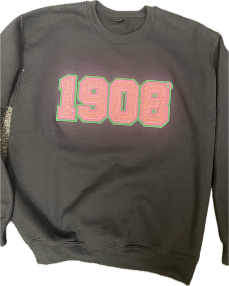 AKA 1908 Chenille Crewneck