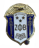 Zeta 3-D Color Shield Pin (22MM)