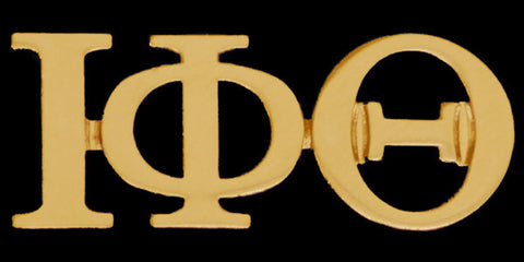 Iota Greek Letter Gold Lapel Pins