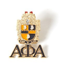 Alpha 3-D Shield Pin w/ Letters