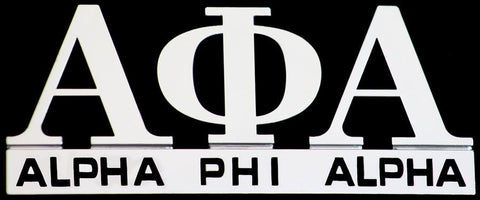 Alpha Greek Car Emblem