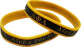 Alpha Two Toned Silicone Wristband