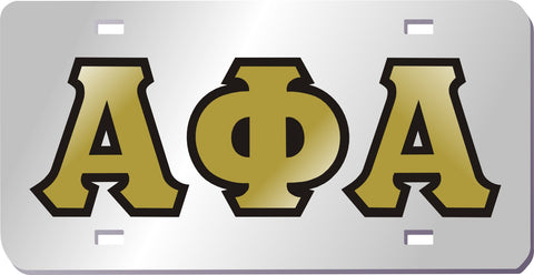 Alpha Phi Alpha Greek Auto Tag