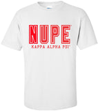 Kappa Nupe Outline Letter Tee
