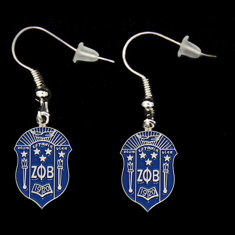 Zeta Shield Earrings