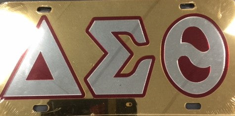 Delta Sigma Theta Greek Sorority Auto Tag
