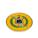 Omega Round Car Badge