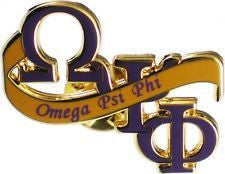 Omega Banner Lapel Pin