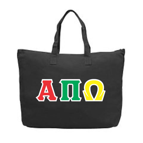 Alpha Pi Omega Greek Letter Bag