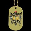 SGRho Gold Double Sided Dog Tag