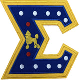 SGRho Sigma Letter Patch
