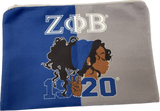 Zeta Cosmetic Zippered Pouch