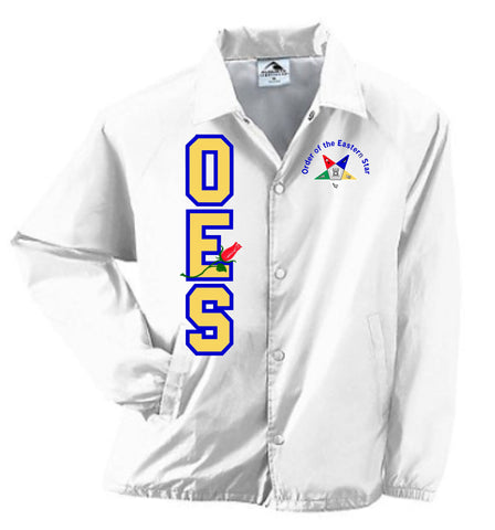 OES Crossing Line Jacket with Rose