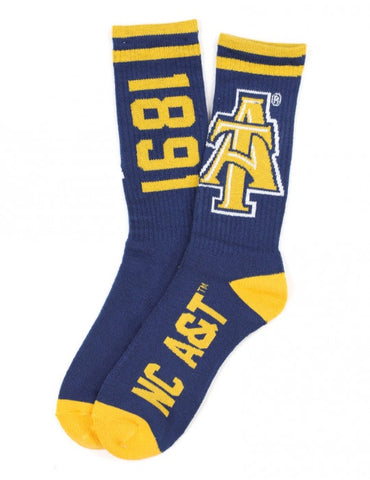 NC A&T Mascot Socks