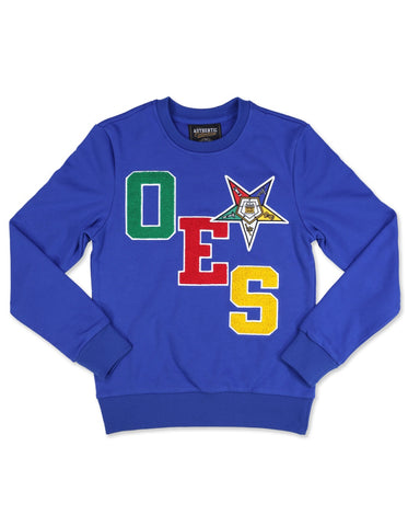 OES Bold Chenille Sweatshirt – 3 Sisters Embroidery
