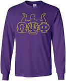 Omega Man Applique Long Sleeve Tee