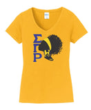 SGRho Silhouette V-Neck Tee