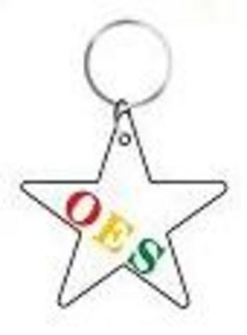 OES Symbol Outline Acrylic Keychain