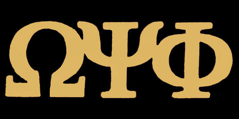 Omega Greek Letter Gold Lapel Pins