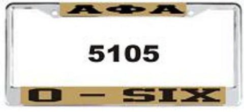 Alpha O-SIX Auto Frame Gold/Black