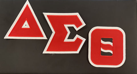 Delta 4" Tackle Twill Letters
