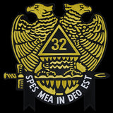 Mason 32ND Degree Wings Down Patch 1.5