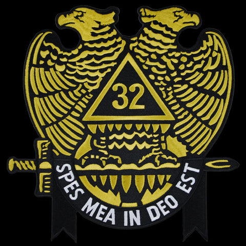 Mason 32ND Degree Wings Down Patch 2.5