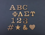 Peel-n-Stick Letters ( 1 in )