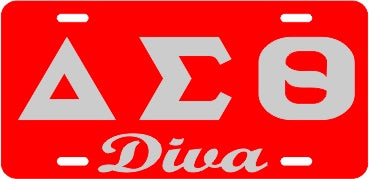 Delta Diva Tag Red/Silver