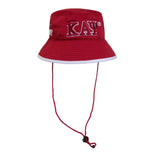 Kappa Alpha Psi 1911 Greek Floppy bucket fisherman hat red with white trim