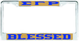SGRho Blessed Auto Frame Gold/Royal